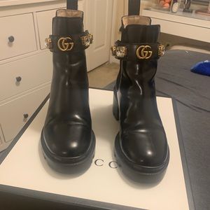 Gucci combat boots